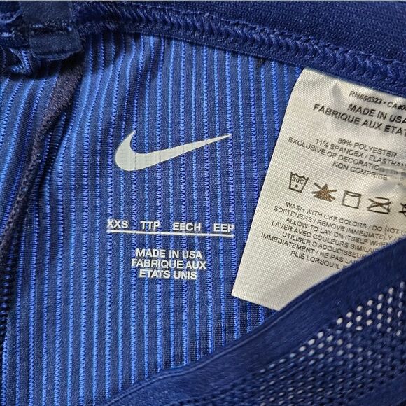 Nike Pro Elite USA Compression Pants Running Racing Shorts Women's XXS Blue Rare - Picture 4 of 8